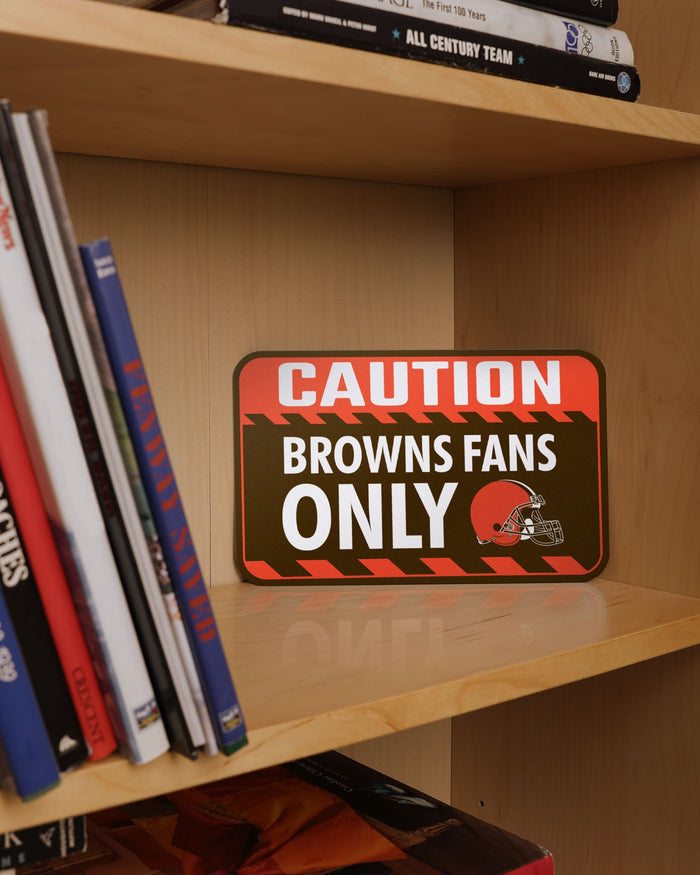 Cleveland Browns Caution Sign FOCO - FOCO.com