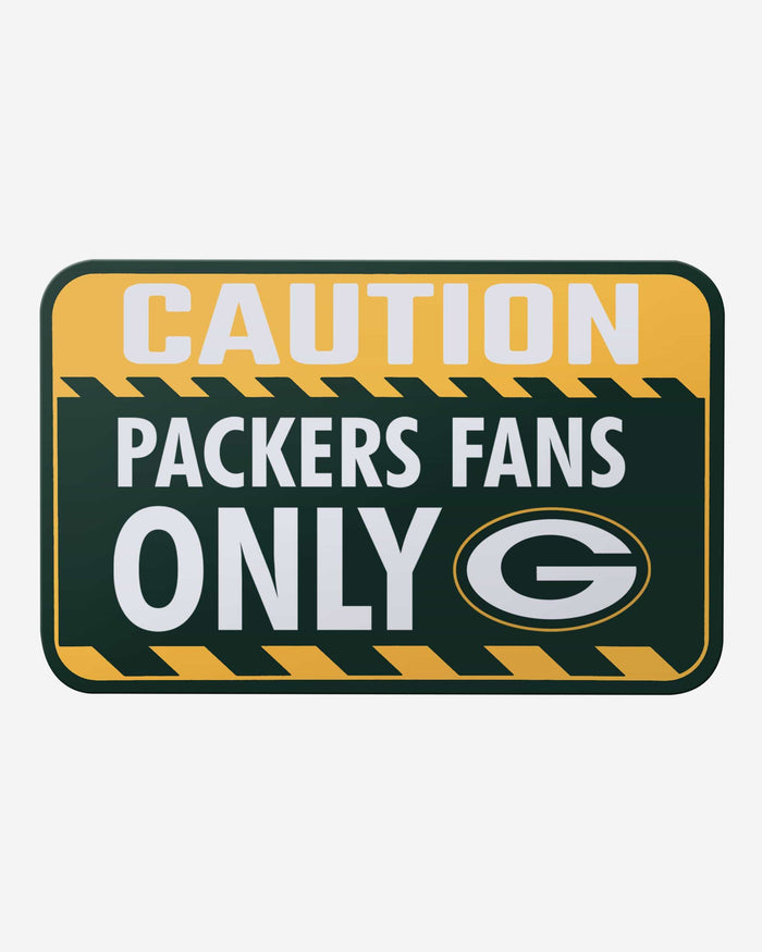 Green Bay Packers Caution Sign FOCO - FOCO.com