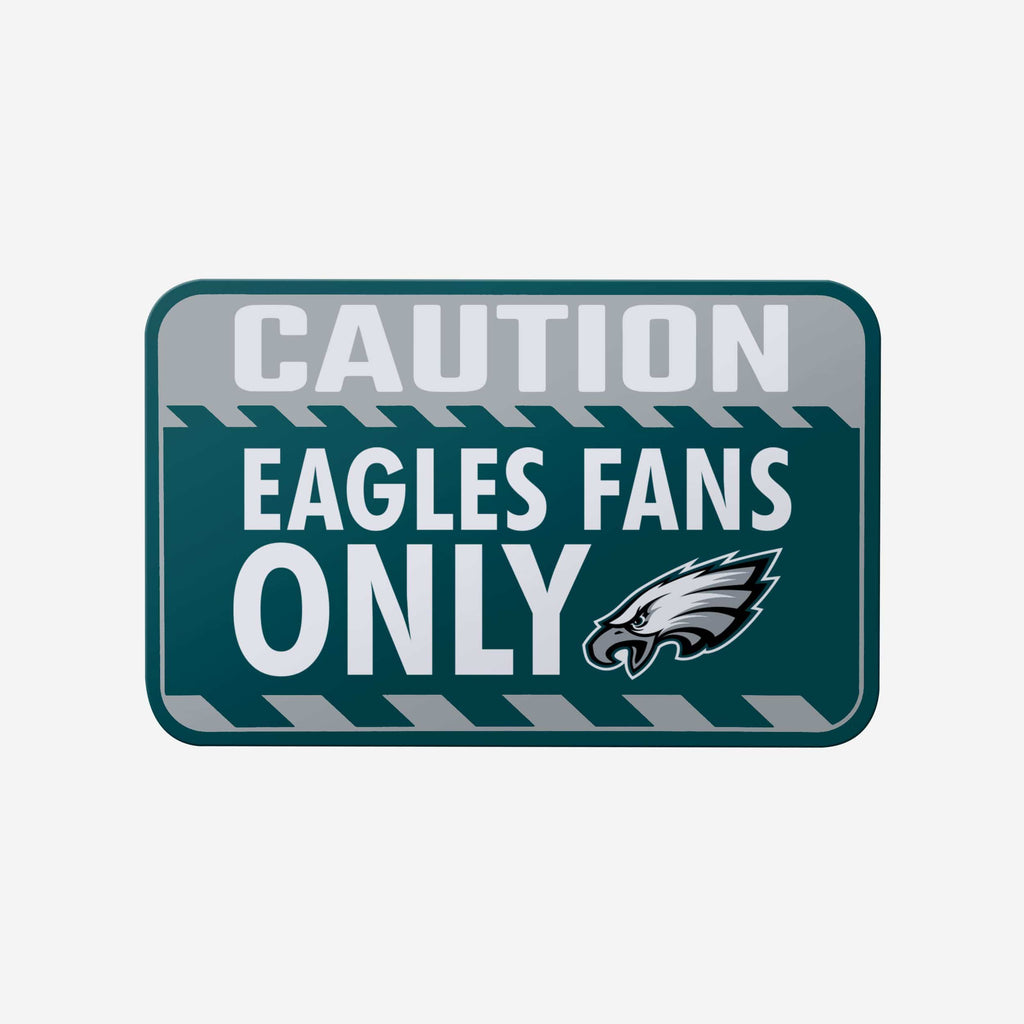 Philadelphia Eagles Caution Sign FOCO - FOCO.com