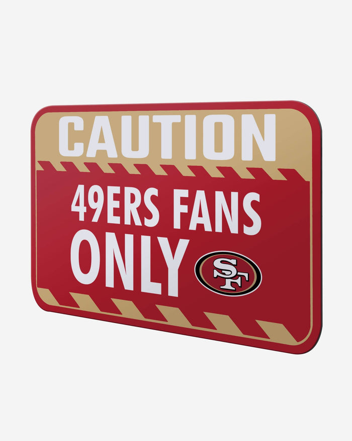 49ers Block Sign San Francisco 49ers Caution Sign FOCO