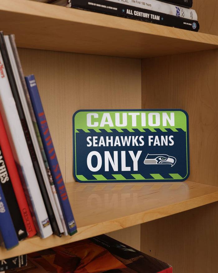 Seattle Seahawks Caution Sign FOCO - FOCO.com