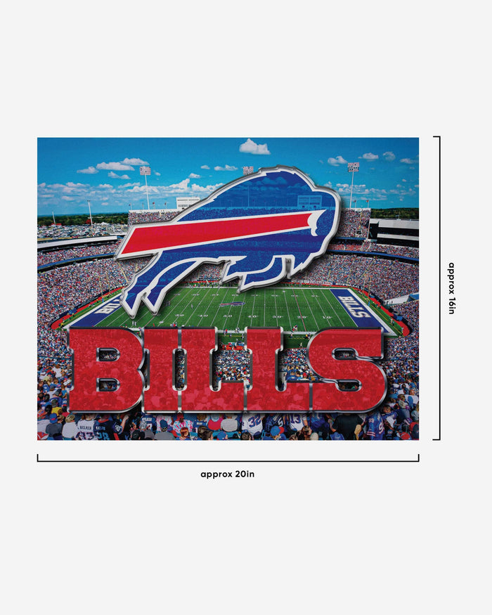 Buffalo Bills Canvas Wall Sign FOCO - FOCO.com