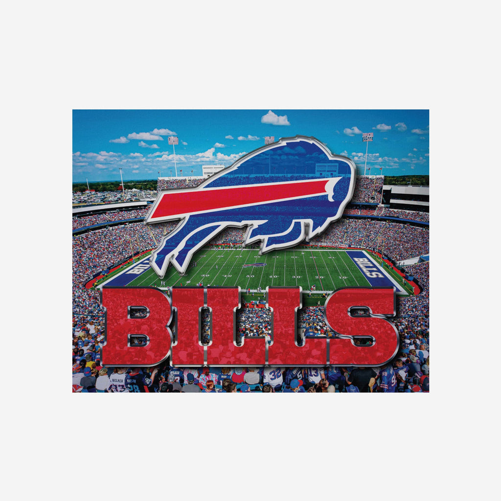 Buffalo Bills Canvas Wall Sign FOCO - FOCO.com