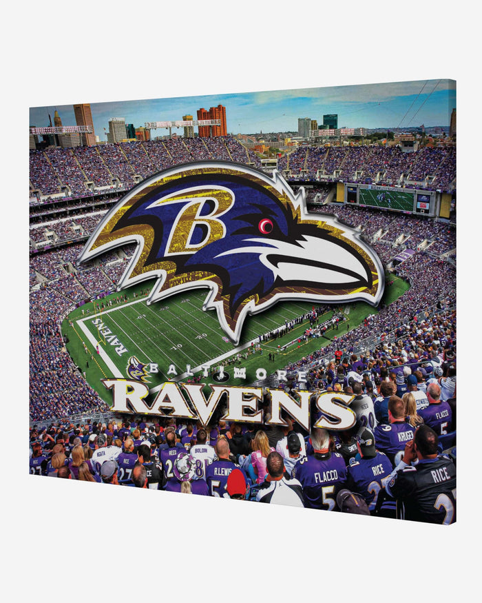 Baltimore Ravens Canvas Wall Sign FOCO - FOCO.com