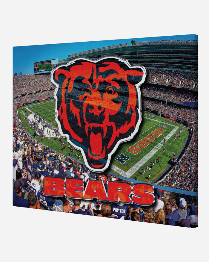 Chicago Bears Canvas Wall Sign FOCO - FOCO.com
