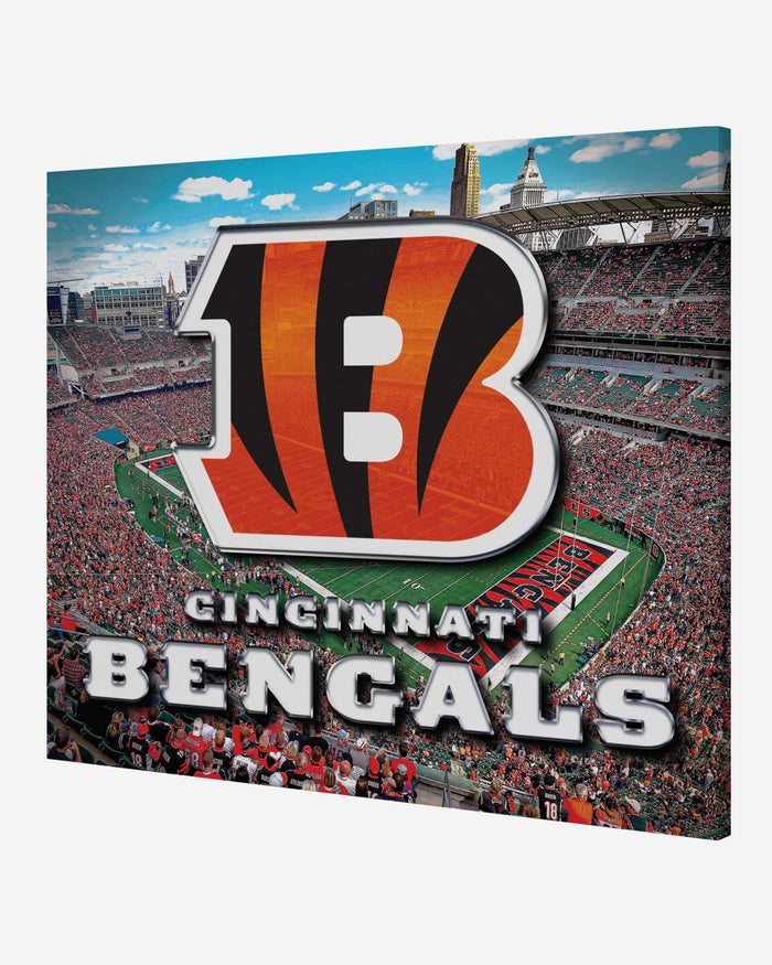 Bengals Sign Cincinnati Bengals Canvas Wall Sign FOCO