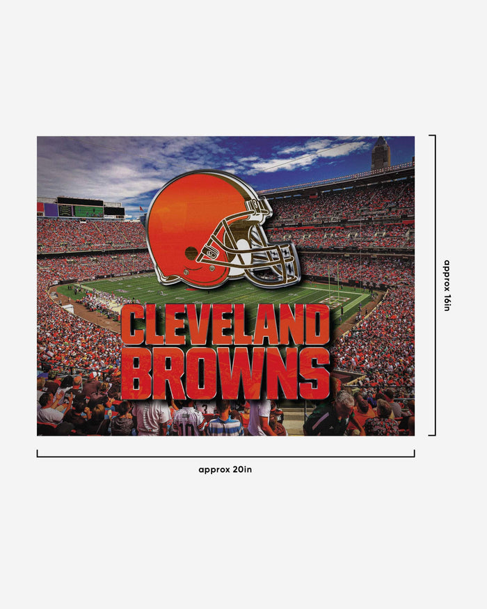 Cleveland Browns Canvas Wall Sign FOCO - FOCO.com
