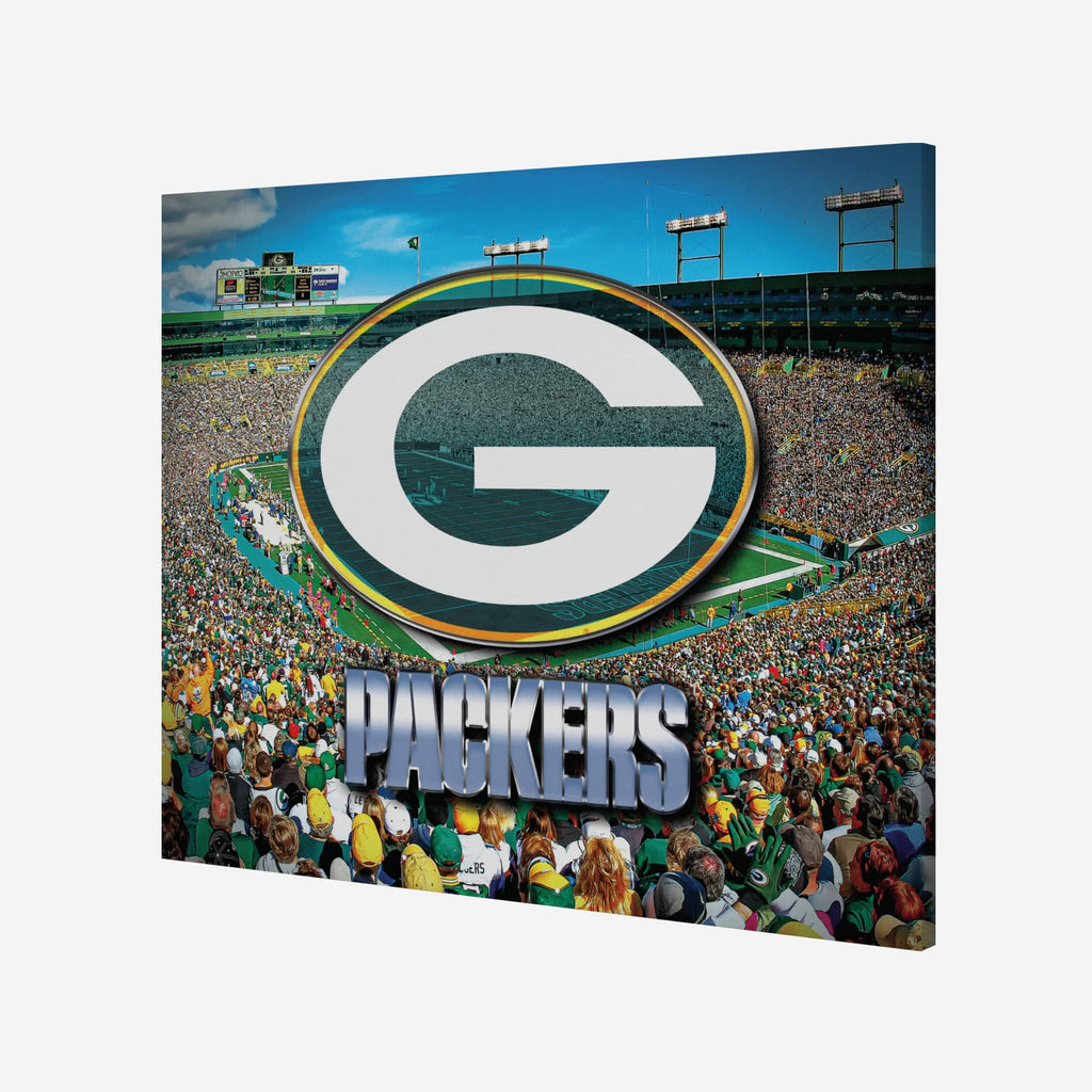 Green Bay Packers Canvas Wall Sign FOCO