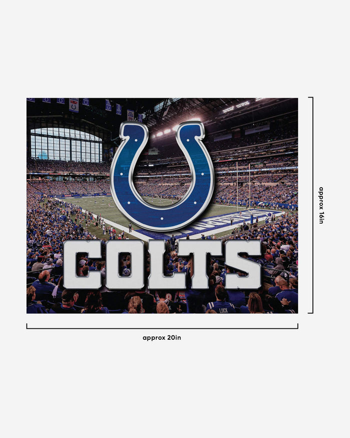 Indianapolis Colts Canvas Wall Sign FOCO - FOCO.com