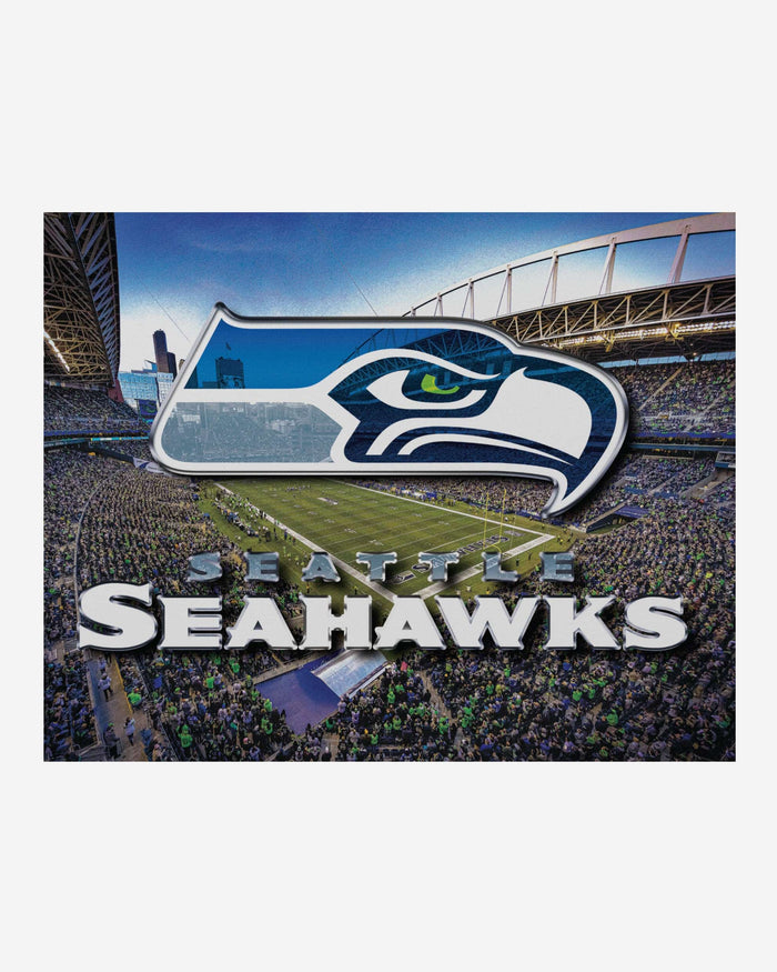 Seattle Seahawks Canvas Wall Sign FOCO - FOCO.com