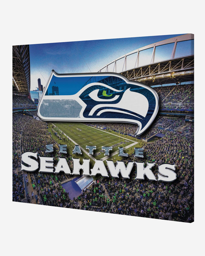 Seattle Seahawks Canvas Wall Sign FOCO - FOCO.com