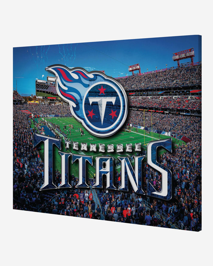 Tennessee Titans Canvas Wall Sign FOCO - FOCO.com