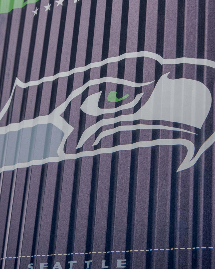 Seattle Seahawks Corrugated Metal Wall Sign FOCO - FOCO.com