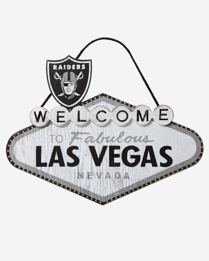 Las Vegas Raiders City Series Wood Logo Sign FOCO - FOCO.com