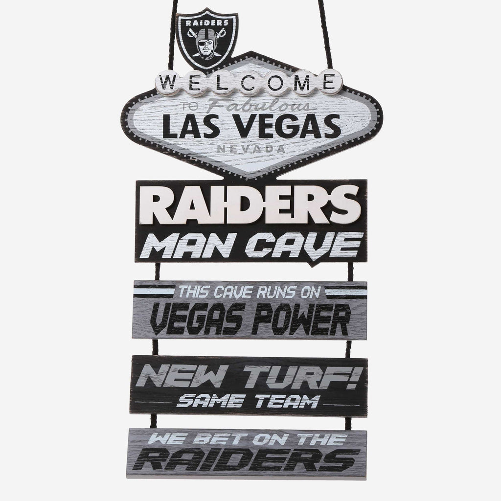 Las Vegas Raiders City Series Mancave Sign FOCO - FOCO.com