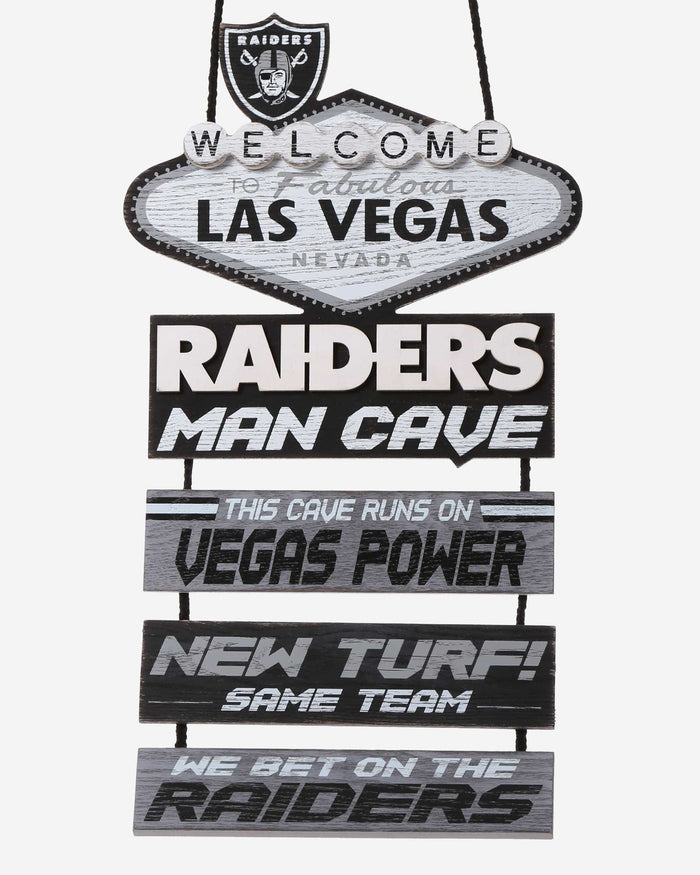 Las Vegas Raiders City Series Mancave Sign FOCO - FOCO.com