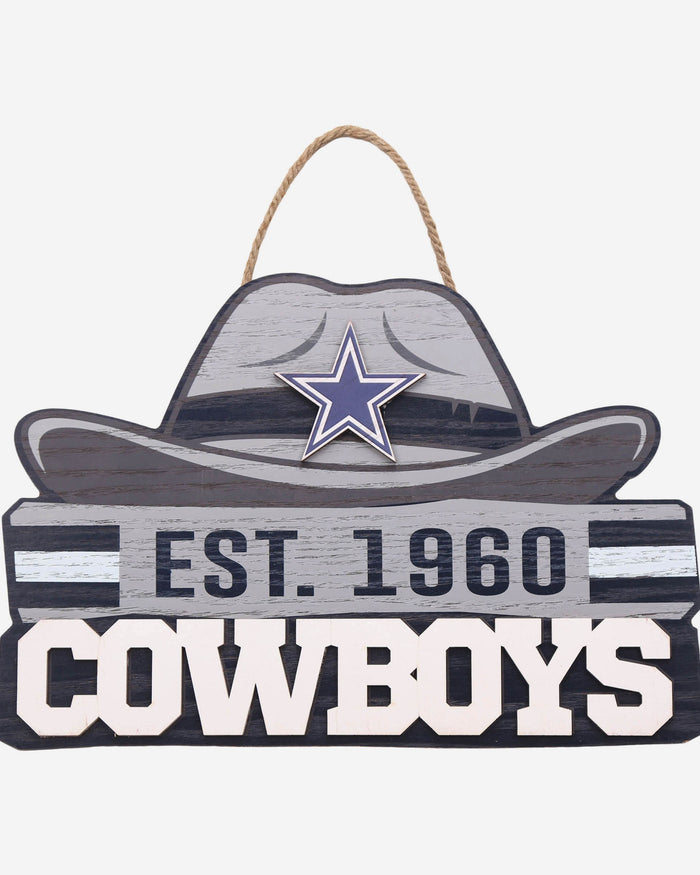 Dallas Cowboys Wooden Die Cut Sign FOCO - FOCO.com