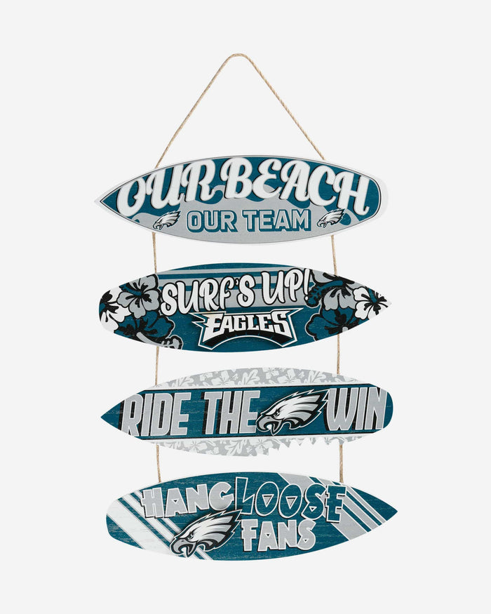 Philadelphia Eagles Fancave Surfboard Sign FOCO - FOCO.com