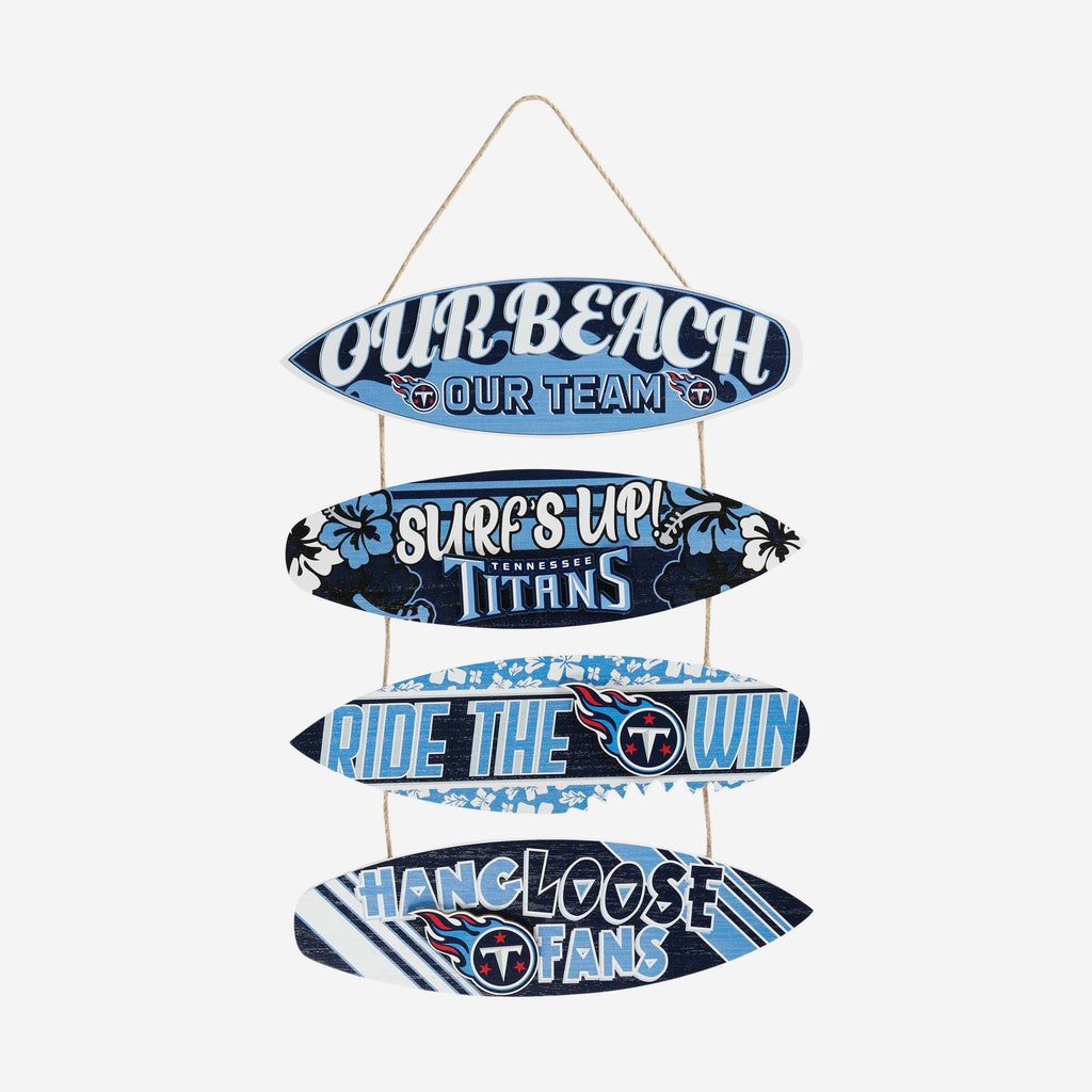 Tennessee Titans Fancave Surfboard Sign FOCO - FOCO.com