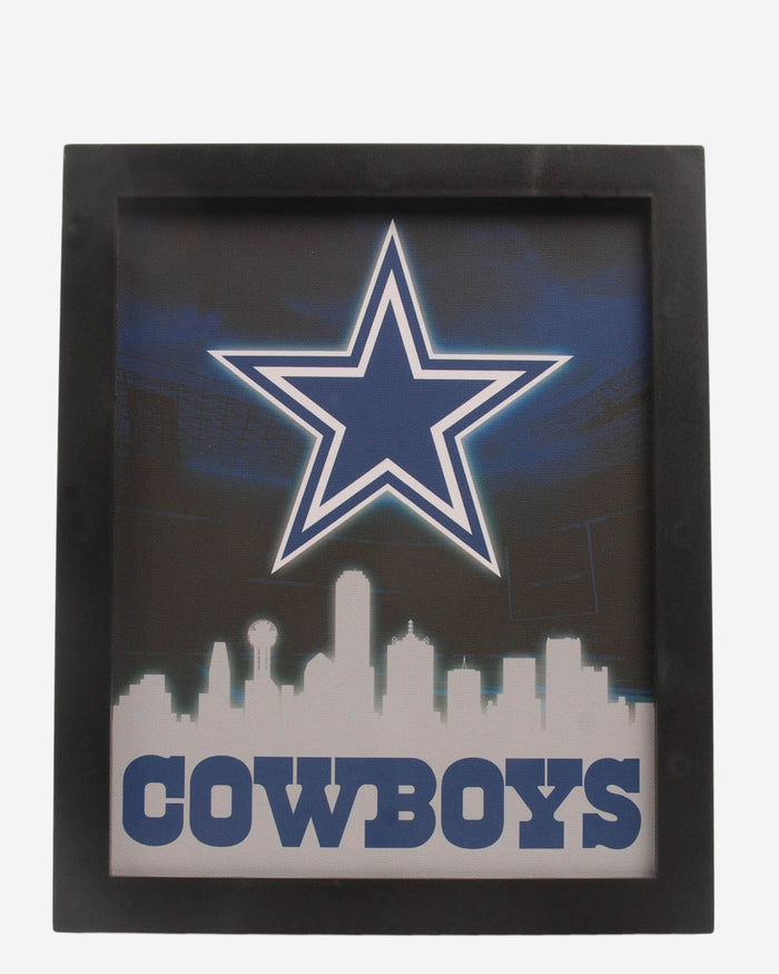Dallas Cowboys Glow Wall Sign FOCO - FOCO.com