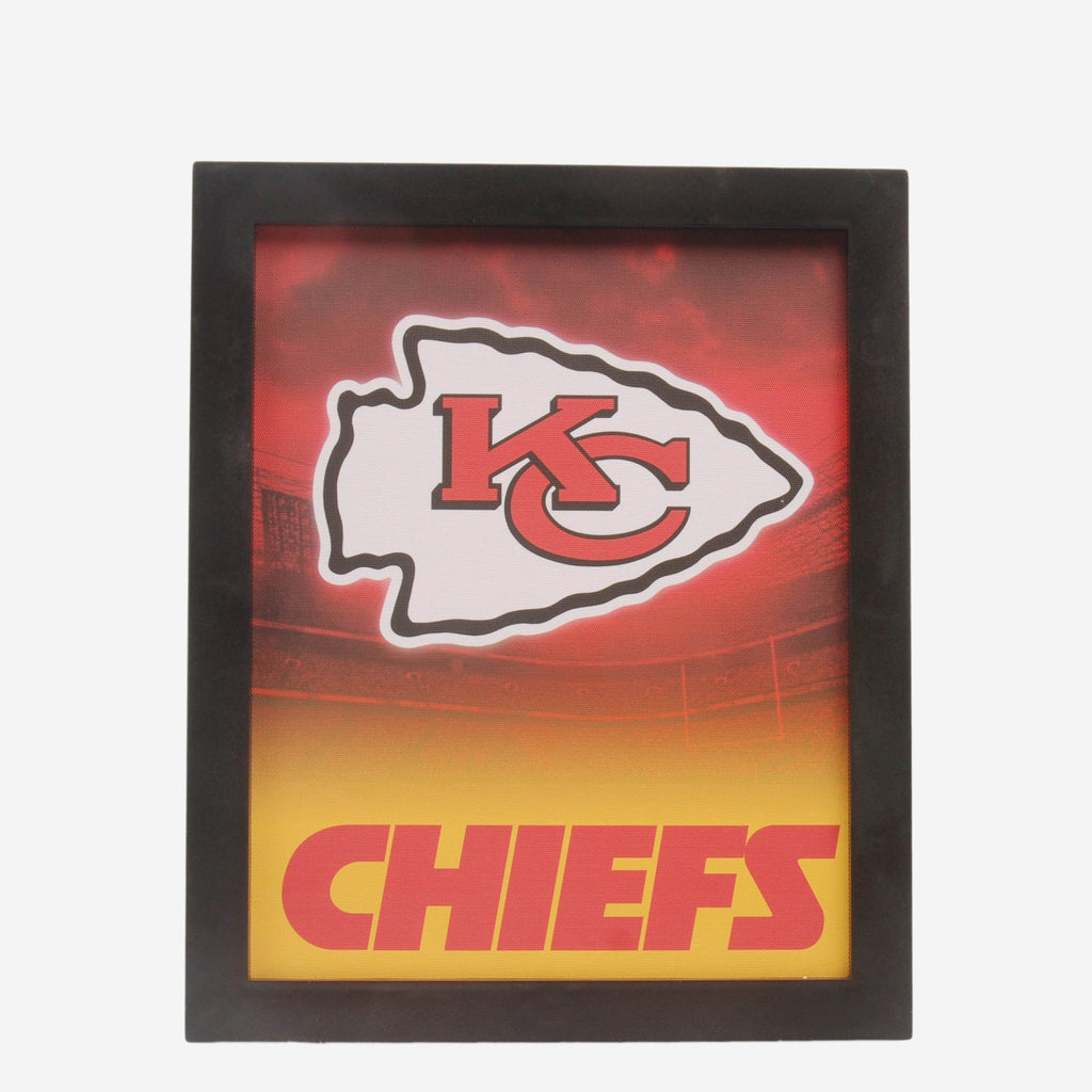 Kansas City Chiefs Glow Wall Sign FOCO - FOCO.com