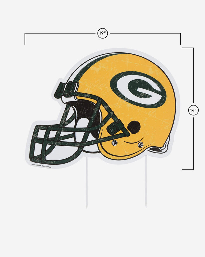 Green Bay Packers Home Field Stake Helmet Sign FOCO - FOCO.com