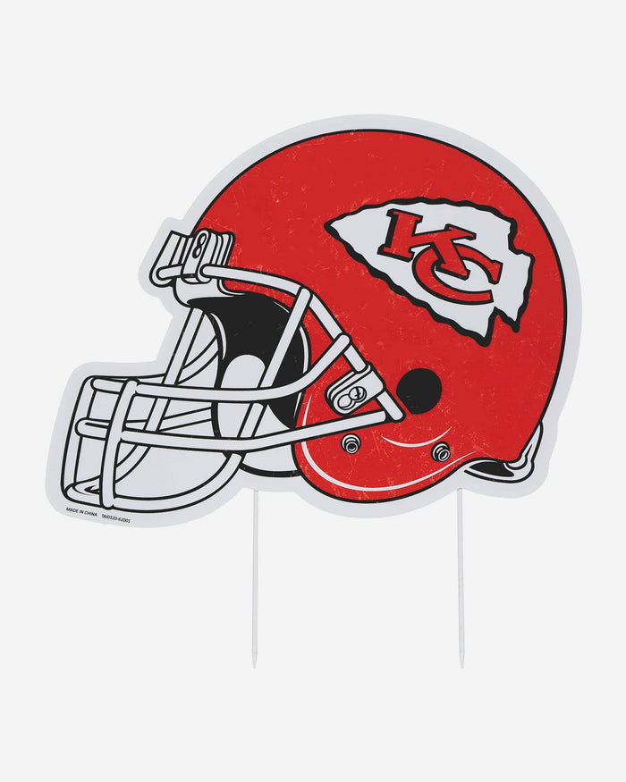 Kansas City Chiefs Home Field Stake Helmet Sign FOCO - FOCO.com