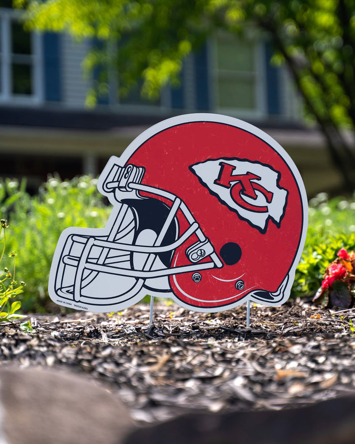 Kansas City Chiefs Home Field Stake Helmet Sign FOCO - FOCO.com