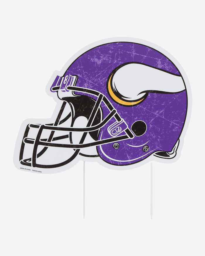 thumbnail image 2 of Minnesota Vikings NFL Helmet Logo Die-Cut Magnet - Purple/Gold/White 2 of 5