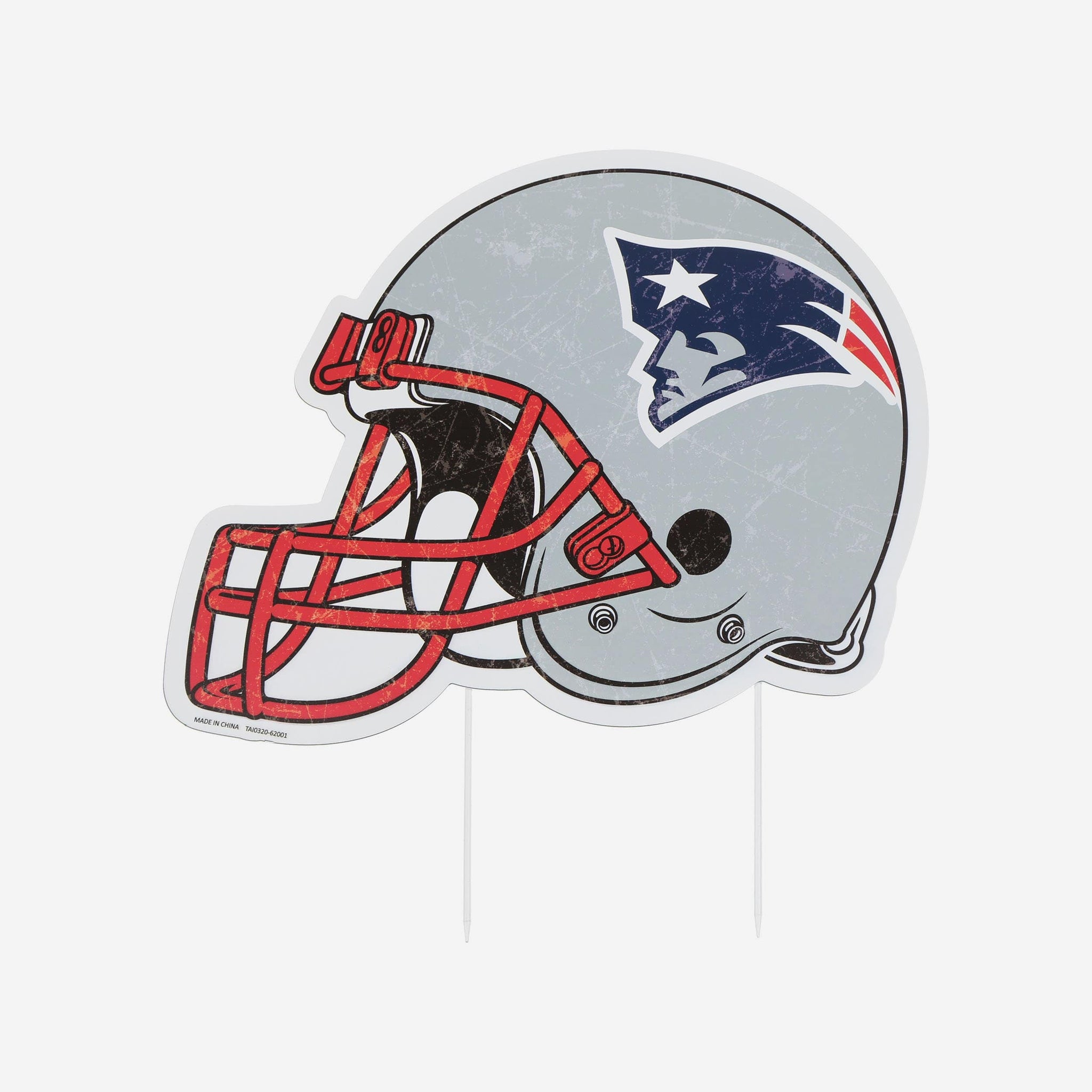 New England Patriots Home Field Stake Helmet Sign FOCO New England Patriots Home Field Stake Helmet Sign FOCO