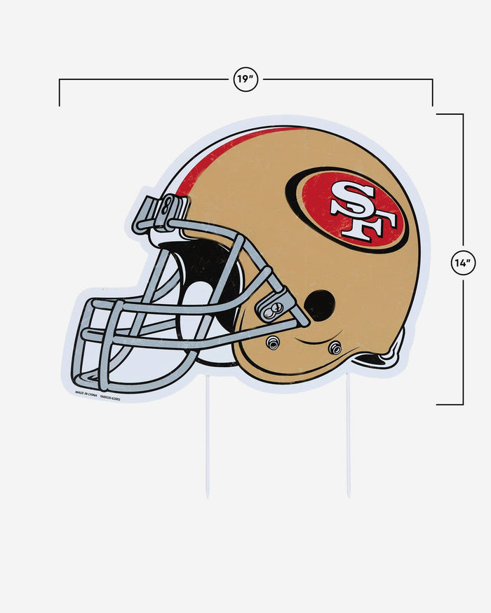 San Francisco 49ers Home Field Stake Helmet Sign San Francisco 49ers Home Field Stake Helmet Sign