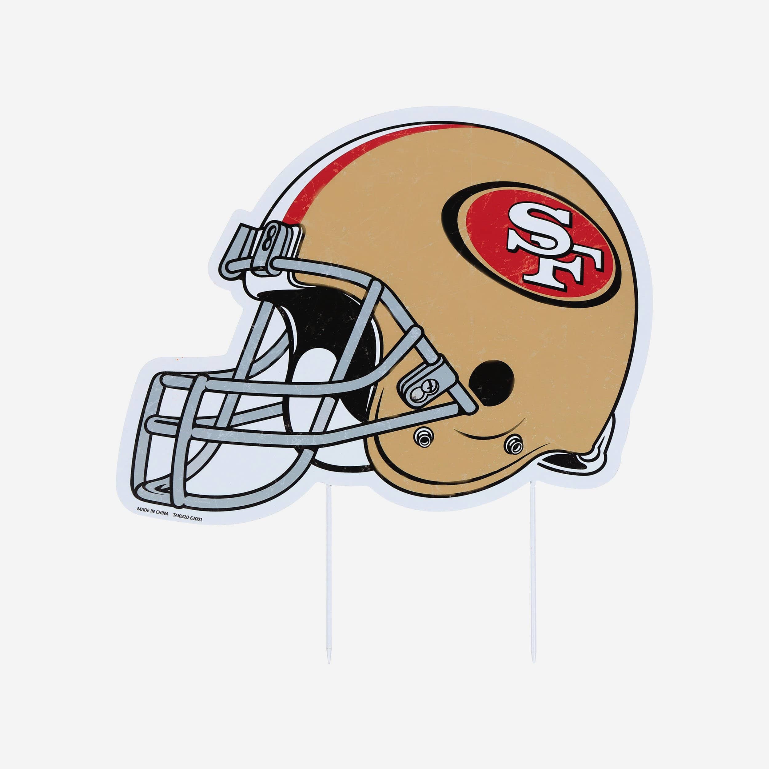 San Francisco 49ers Home Field Stake Helmet Sign San Francisco 49ers Home Field Stake Helmet Sign