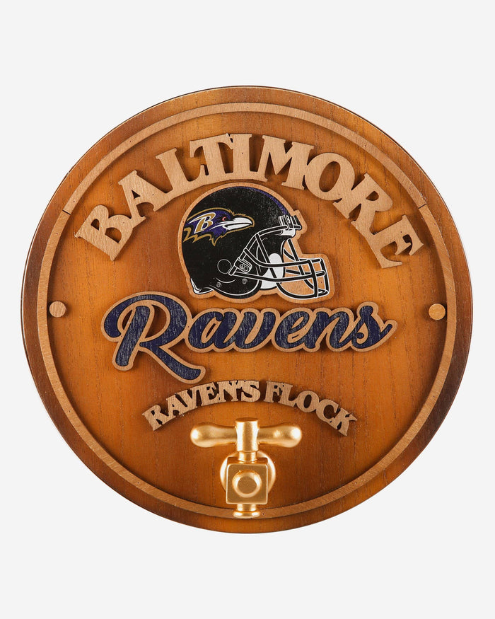 Baltimore Ravens Keg Tap Sign FOCO - FOCO.com