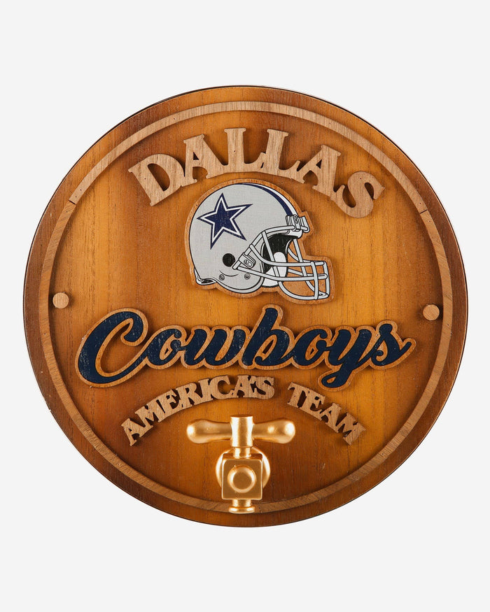 Dallas Cowboys Keg Tap Sign FOCO - FOCO.com