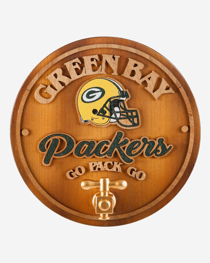 Green Bay Packers Keg Tap Sign FOCO - FOCO.com