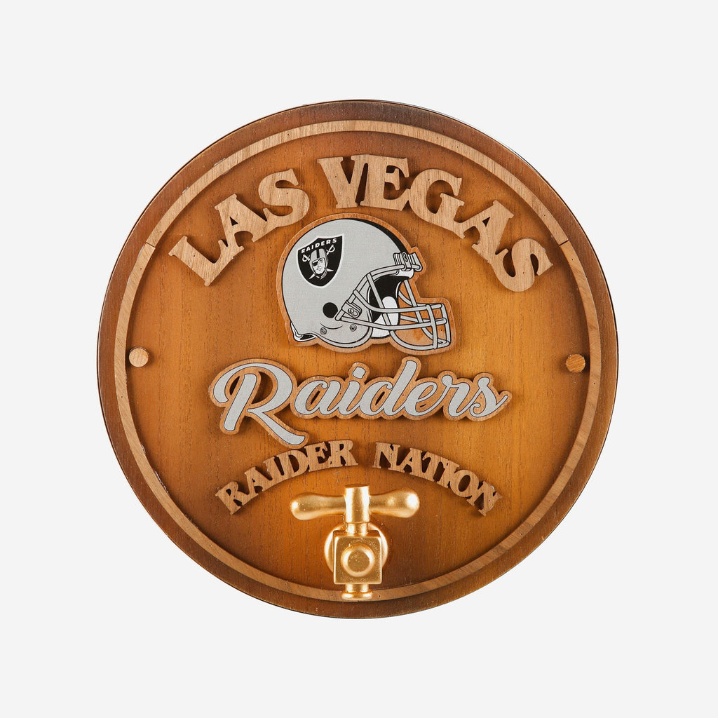 Las Vegas Raiders Keg Tap Sign FOCO - FOCO.com