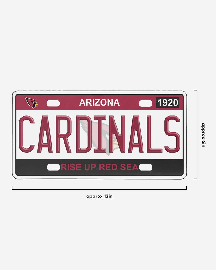 Arizona Cardinals License Plate Wall Sign FOCO - FOCO.com