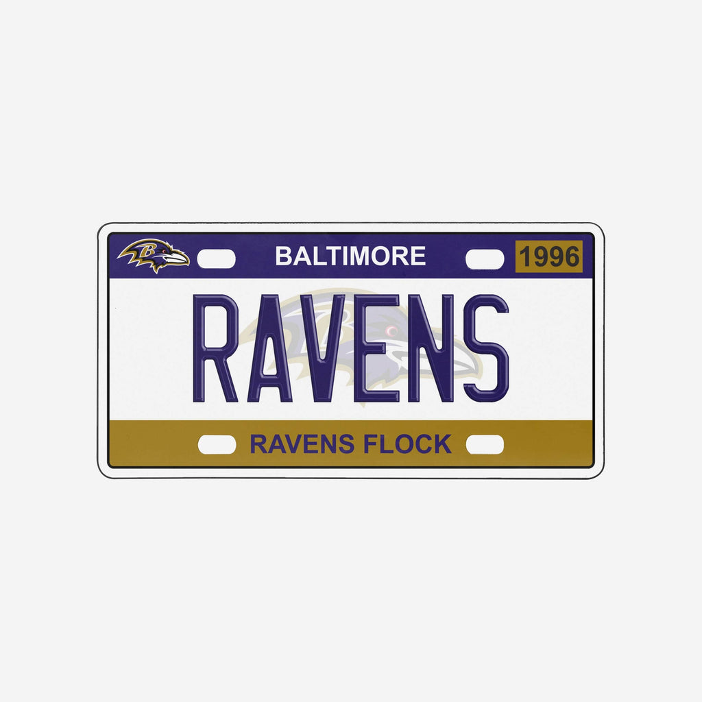 Baltimore Ravens License Plate Wall Sign FOCO - FOCO.com