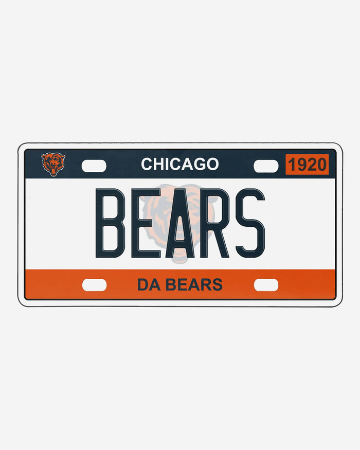 Chicago Bears License Plate Wall Sign FOCO - FOCO.com