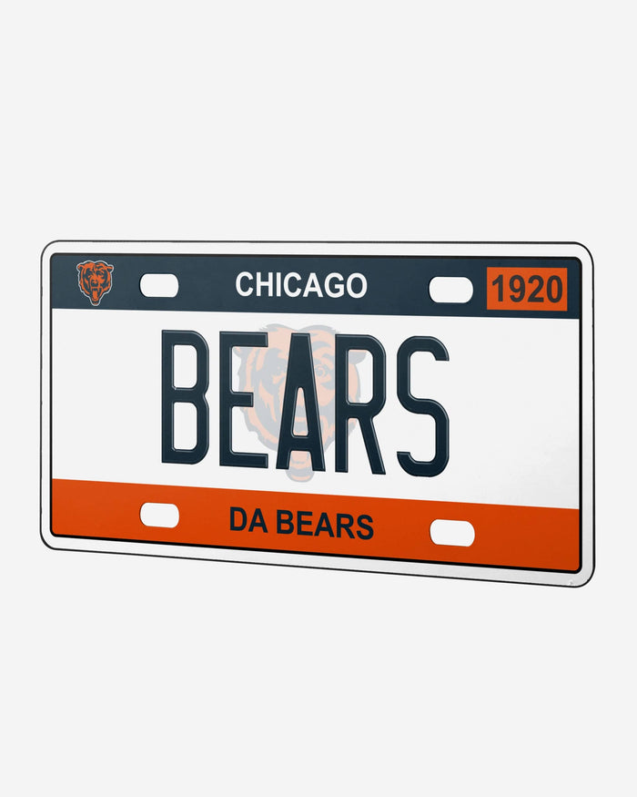 Chicago Bears License Plate Wall Sign FOCO - FOCO.com