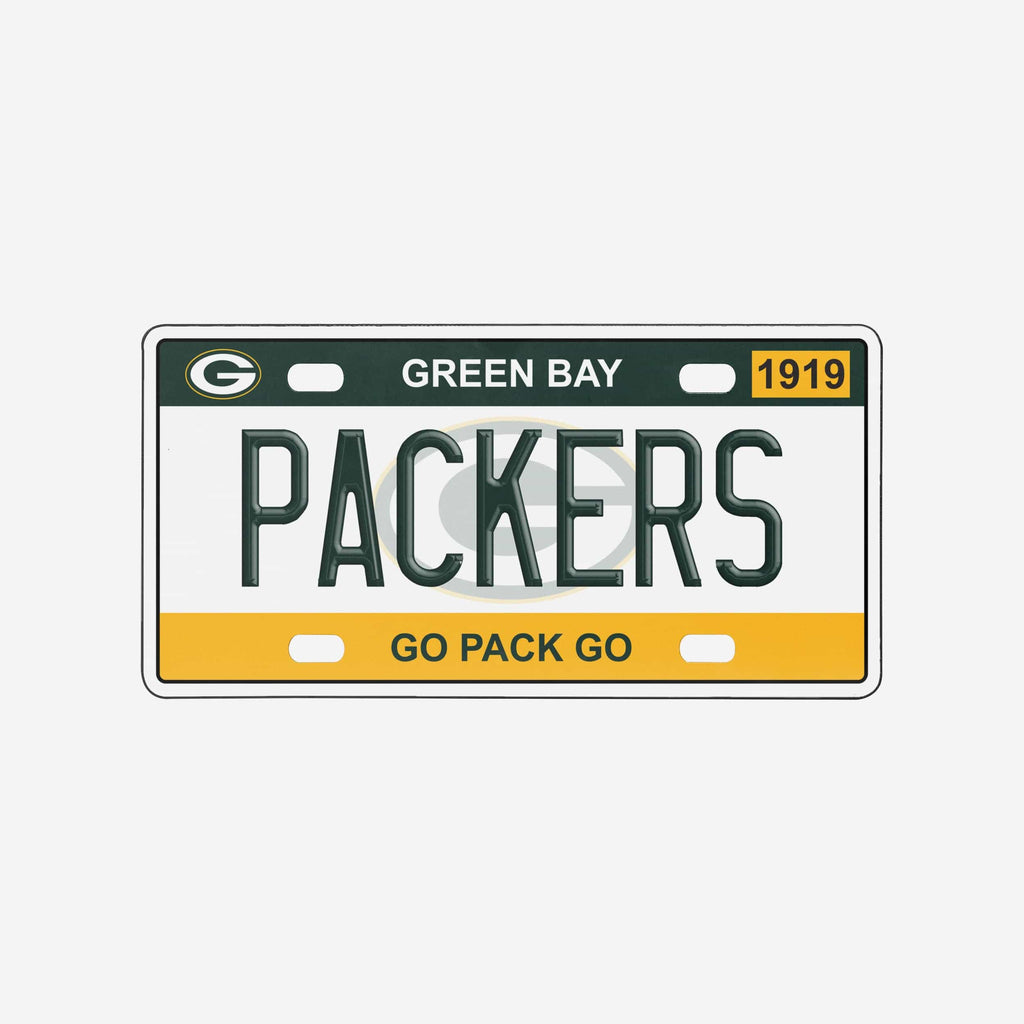 Green Bay Packers License Plate Wall Sign FOCO - FOCO.com