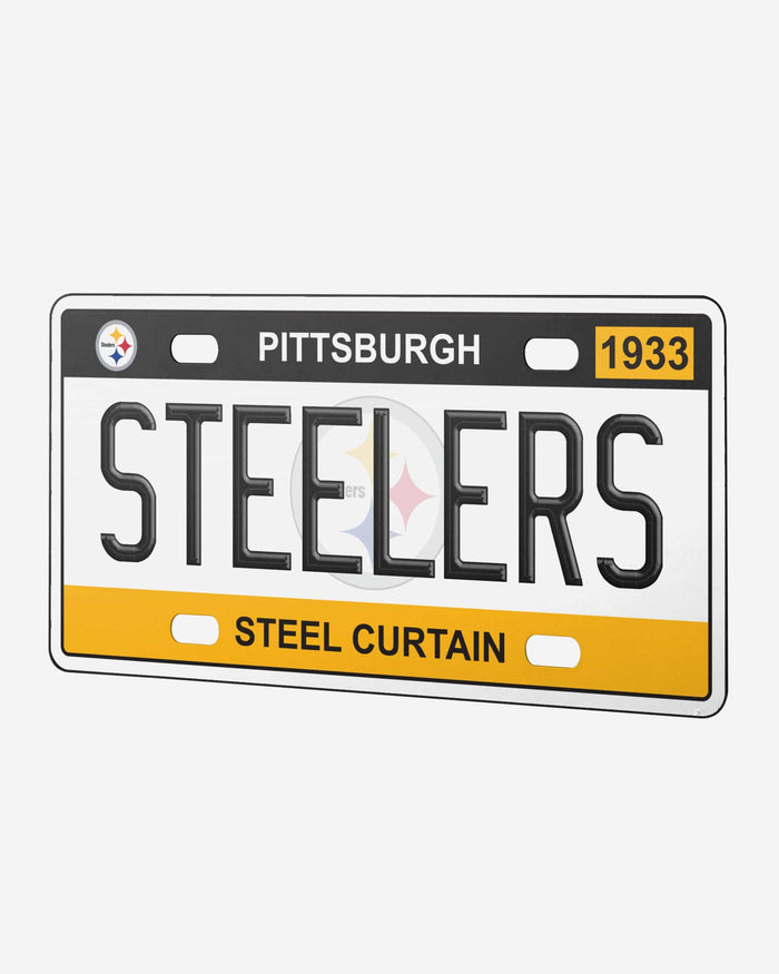 Pittsburgh Steelers License Plate Wall Sign FOCO - FOCO.com