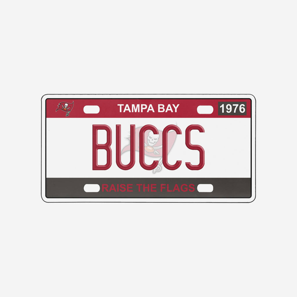 Tampa Bay Buccaneers License Plate Wall Sign FOCO - FOCO.com