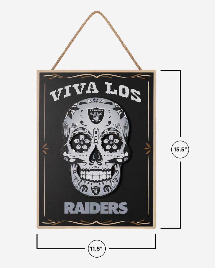 Las Vegas Raiders Day Of The Dead LED Sign FOCO