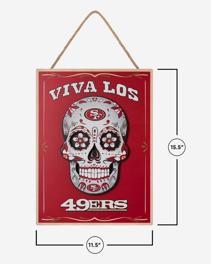 San Francisco 49ers Day Of The Dead LED Sign FOCO - FOCO.com