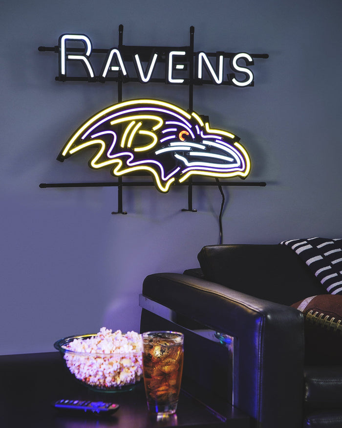 Baltimore Ravens Fancave LED Sign FOCO - FOCO.com