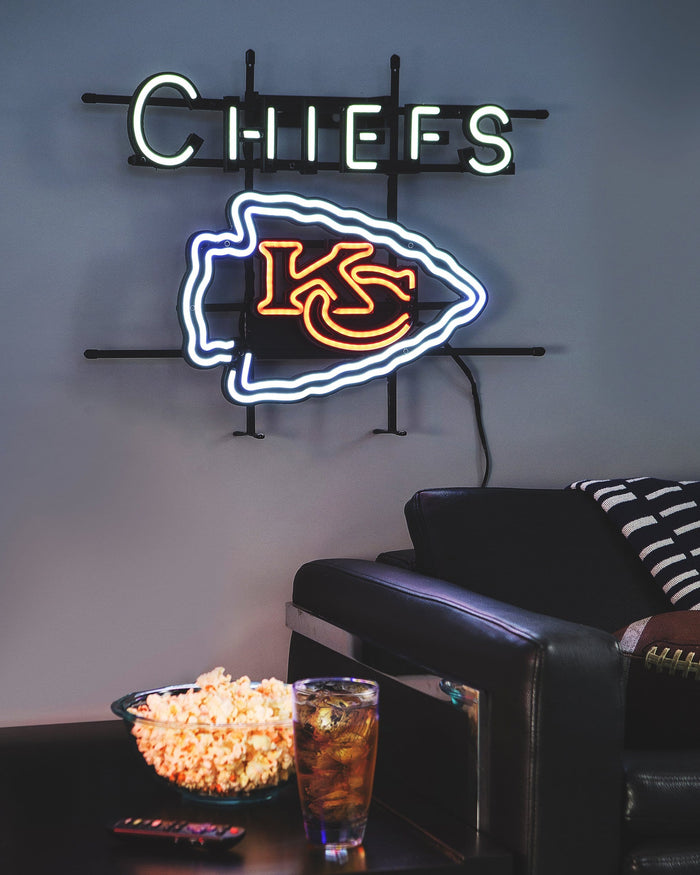 Kansas City Chiefs Fancave LED Sign FOCO - FOCO.com