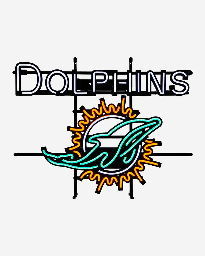 Miami Dolphins Fancave LED Sign FOCO - FOCO.com