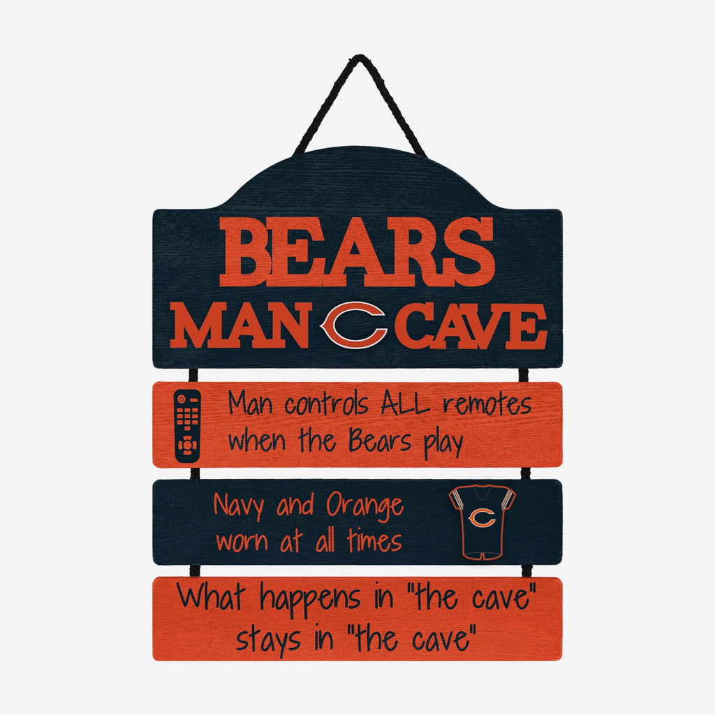 Chicago Bears Mancave Sign FOCO - FOCO.com