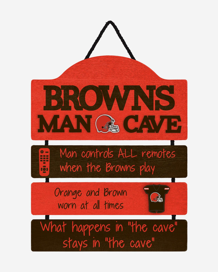 Cleveland Browns Mancave Sign FOCO - FOCO.com